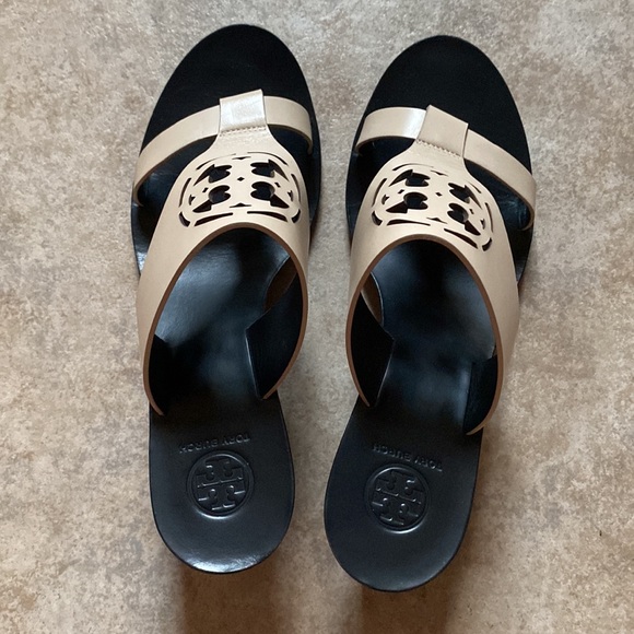 Tory Burch Shoes - Tory Burch Leather Wedges
